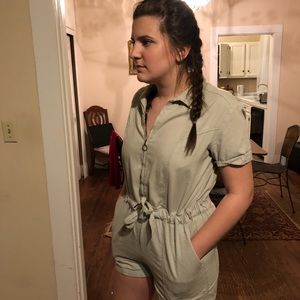 Utility romper from urban outfitters